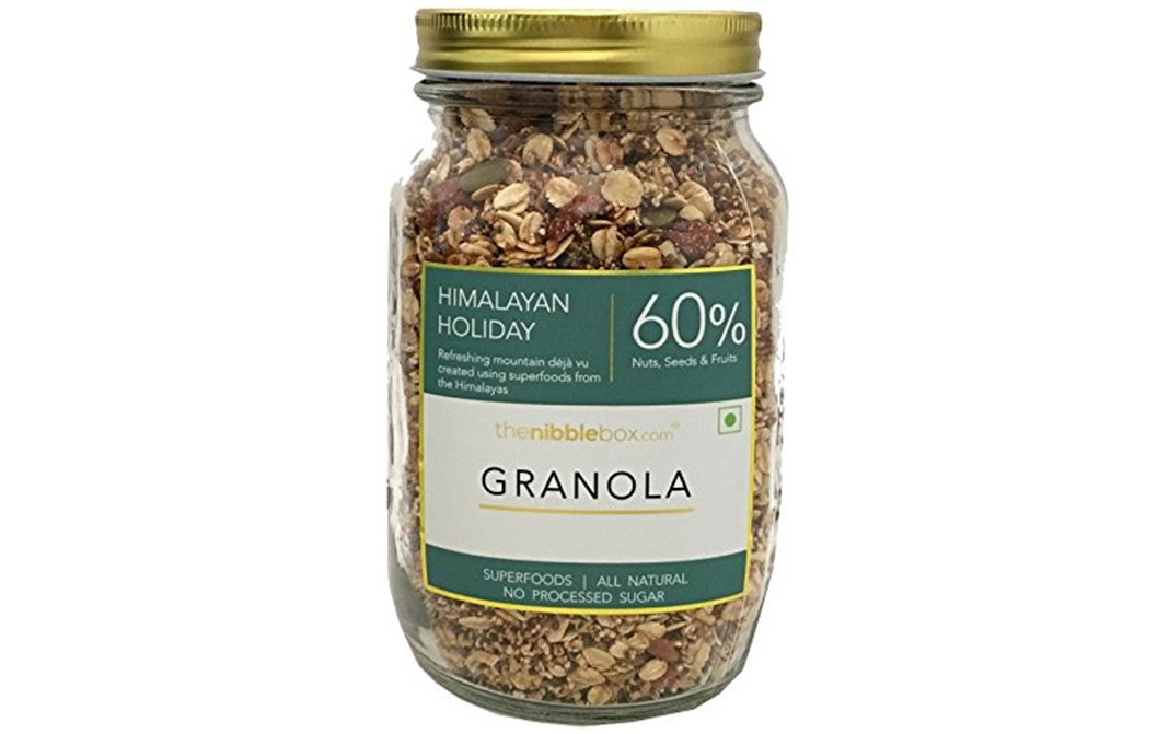 TheNibbleBox Himalayan Holiday Granola    Glass Jar  500 grams